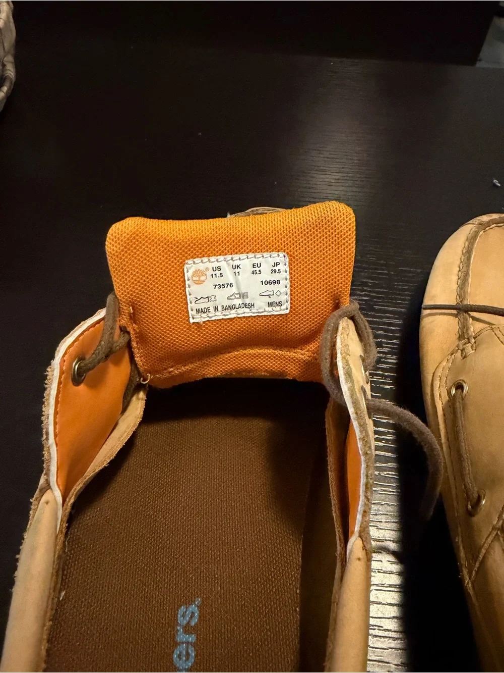 Timberland Men's Wheat/Tan Nubuck Boat Shoes